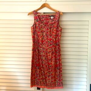 Peruvian Connection Kazak Floral Sheath Dress - 8